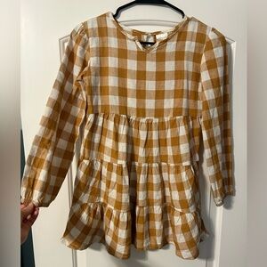 Girls Lauren Conrad buffalo plaid dress size 8